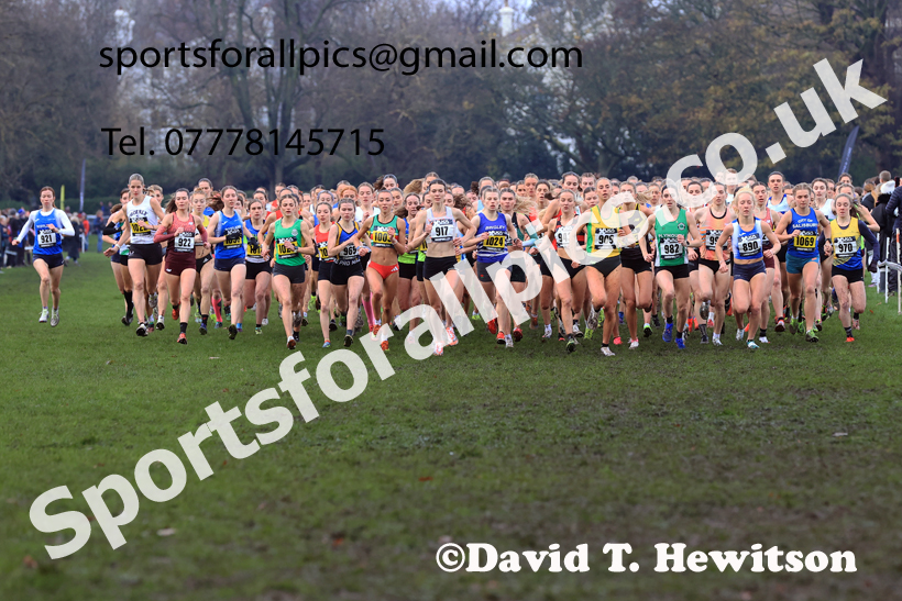 Senior Womens and Under-23s 2025 Liverpool Cross Challenge, Sefton Park, Saturday, November 22th. Photo: David T. Hewitson/Sports for All Pics